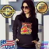 Retro nascar car racing bill elliott sport s Hoodie