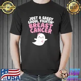 Sassy ghoul fighting breast cancer horror moive shirt