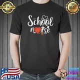 School Nurse Graduate Hearts Back To School T-Shirt