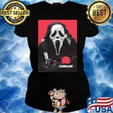 Scream Horror Blood Moon Shirt Ladies tee
