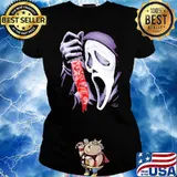 Scream Horror Knife Shirt Ladies tee