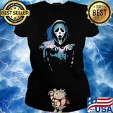Scream Horror Skull Shirt Ladies tee