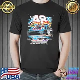 Seven time champions retro nascar car racing sportshirt