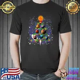 Solar system planets christmas tree decor xmas tree T-Shirt