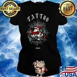 Tattoo Snack And Skull Shirt Ladies tee