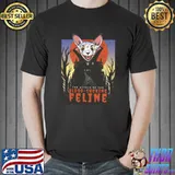 The Attack Of The Blood Sucking Feline Halloween Horror Movie Cat T-Shirt