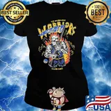 The Golden State Warriors 2022 NBA Champs Skull Fire Shirt Ladies tee