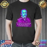 The Pendulum Of The Mind Alternates Between Sense And Nonsense Carl Jung Portrait And Quote T-Shirt