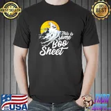 This Is Some Boo Sheet Moon Leaf Boo Halloween T-Shirt