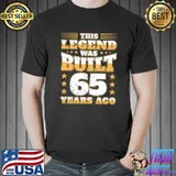 This Legend Was Built 65 Years Ago 65th Birthday Stars T-Shirt