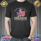 Unapologetically Conservative Witch In Training Halloween Group American Flag T-Shirt