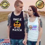 Uncle of the patch pumpkin sunglasses halloween T-Shirt Tank Top