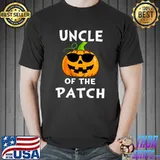 Uncle of the patch pumpkin sunglasses halloween T-Shirt