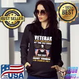 Veteran Don't Think Because My Time Has Ended Against Terrorism Eagle Shirt Hoodie