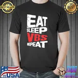 Vintage eat sleep vbs repeat classic shirt