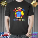 We Can Do Hard Things Teacher Back To School Pencil Hero T-Shirt
