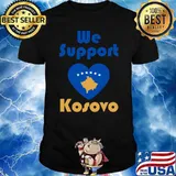 WE STAND WITH KOSOVO, SUPPORT KOSOVO STRONG KOSOVO Classic T-Shirt
