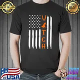Witch American Flag Halloween T-Shirt