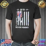 Year anniversary never forget flag shirt