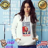 You Raided The Wrong President Donald Trump Middle Finger Retro T-Shirt