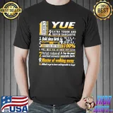 Yue extra touch super sarcastic bold since birth master of walking away shirt