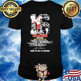16 len dawson 19352022 Kansas city Chiefs 19621975 thank you for the memories signature classic shirt