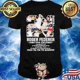 24 Years Roger Federer 1998 2022 Thank You For The Memories Shirt