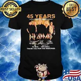 45 Years 1977 2022 Def Leppard Shirt