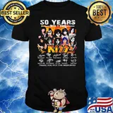50 Years 1973 2022 Kiss Thank You For The MEmories Shirt