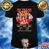 52 Years 1970 2022 Aerosmith Thank You For The Memories Shirt