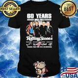 60 Years 1962 2022 The Rolling Stones Thank you For THe Memories Shirt