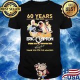 60 Years Eric Clapton Spring 2022 UK European Tour Shirt