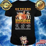66 years gunsmoke thank for memories signatures shirt