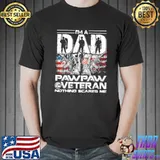 A dad paw paw and veteran my dad is a veteran shirt