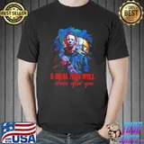 A real man will chase after you kills halloween trending shirt