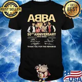 ABBA 50th anniversary 1972 2022 thank You For The MEmories Shirt