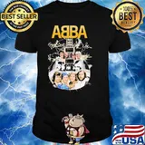 Abba band guitar signatures 2022 classic shirt