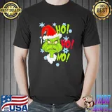 Angry grinch hohoho design christmas shirt
