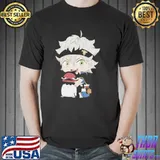 Anime black clover asta and nero bird black bulls squad chibI shirt