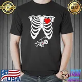 Announcement skeleton baby golf halloween trending shirt