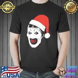 Art christmas funny terrifier fans halloween terrifier 2 shirt