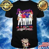 Atlanta Braves Member Signatures Shirt