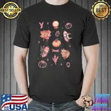 Autumn magic dark halloween pumpkin classic shirt
