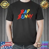 Bad bunny multI color classic shirt