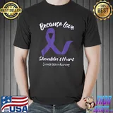 Because Love Shouldn't Hurt Domestic Violence Awareness T-Shirt