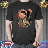 Because You're Mine I Walk The Line Flowers Rose Johnny Cash T-Shirt
