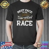 Best Pace In The Race Alaska Husky Sledding Dog Sled Riding T-Shirt