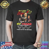 Better call saul 07 years 2015 2022 signatures thank you better call saul finale TV series classic shirt