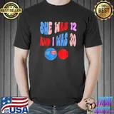 Biden she was 12 and I was 30 groovy flag glasses shirt