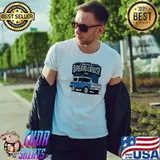 Blue art ford car the woodward dream cruise classic shirt